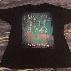 Real friends tee shirt